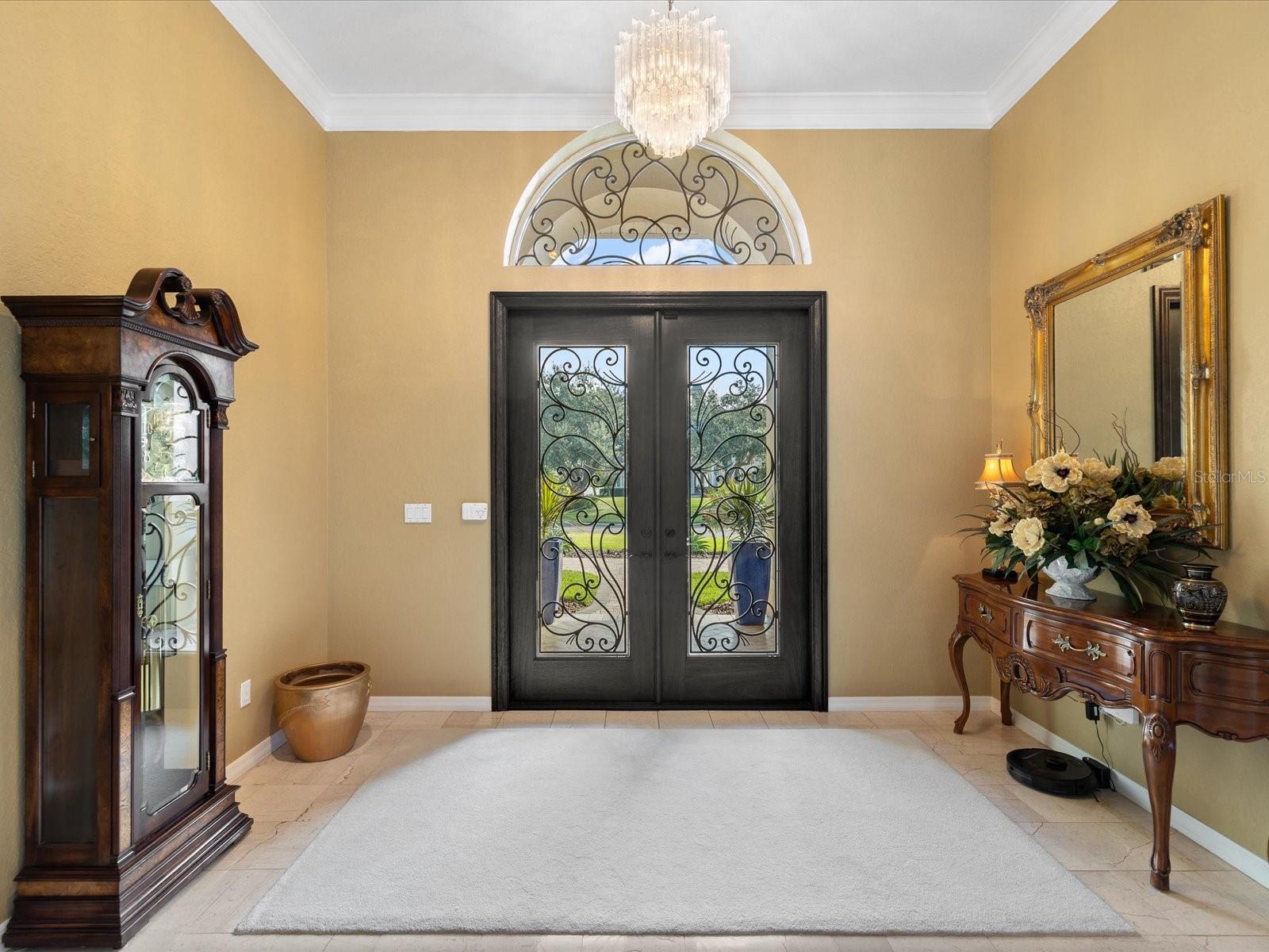 Your large foyer