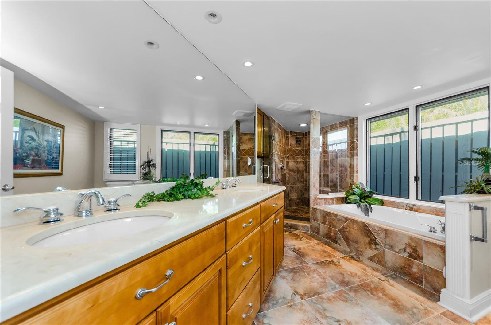 Garden tub and shower