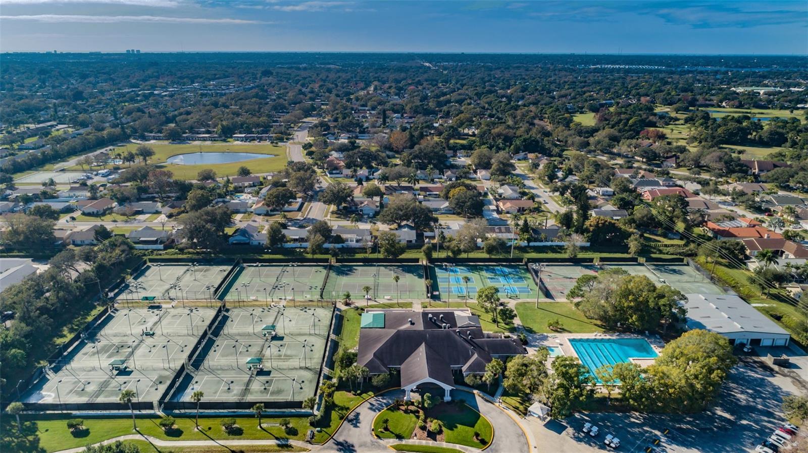 Bardmoor facility with tennis and pickleball...