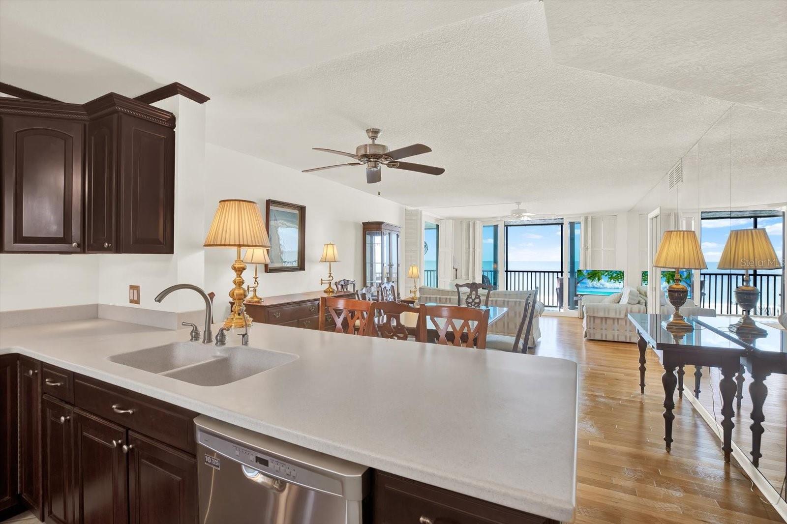 Kitchen and Living Room