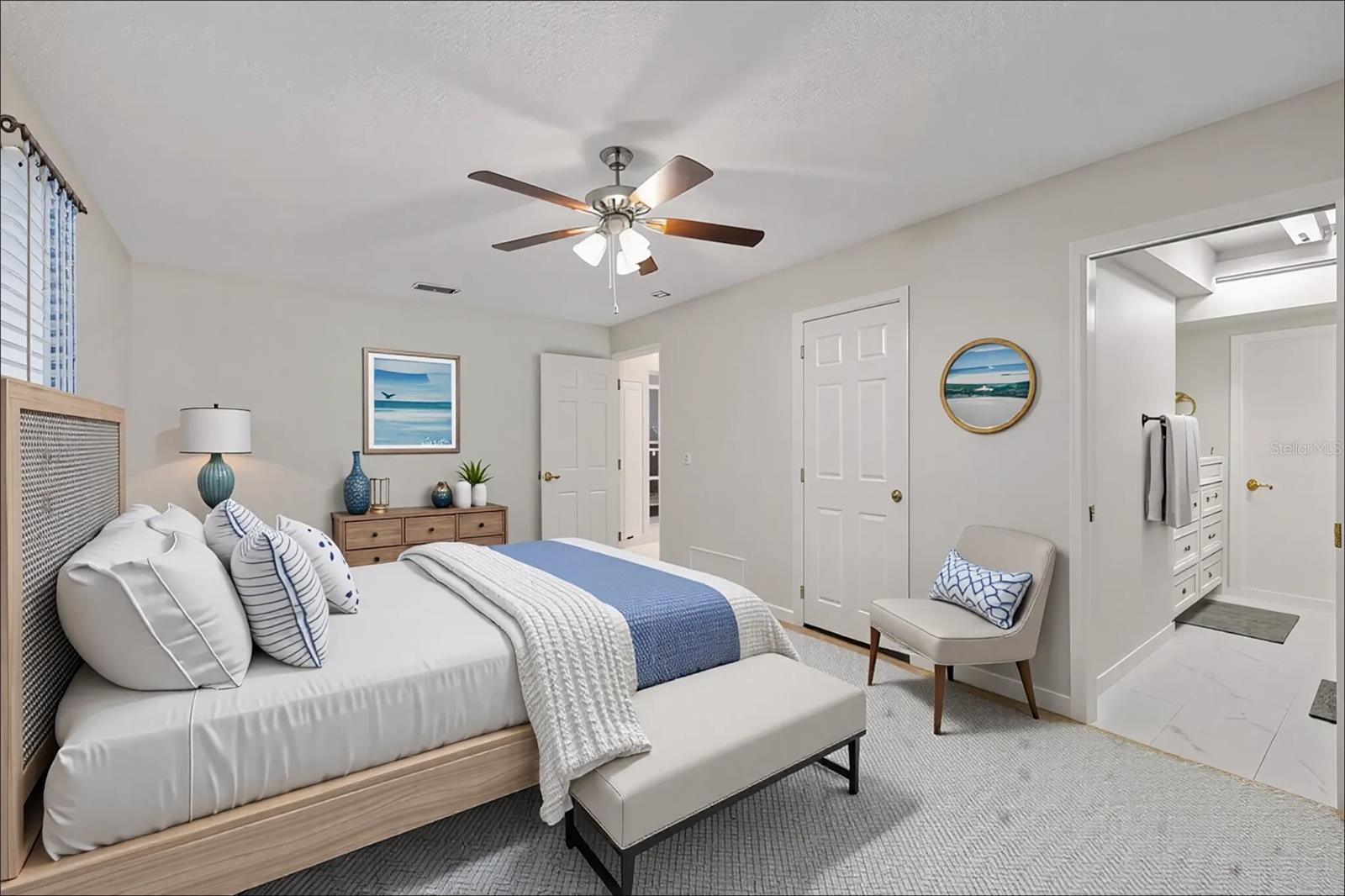 Virtual Primary bedroom