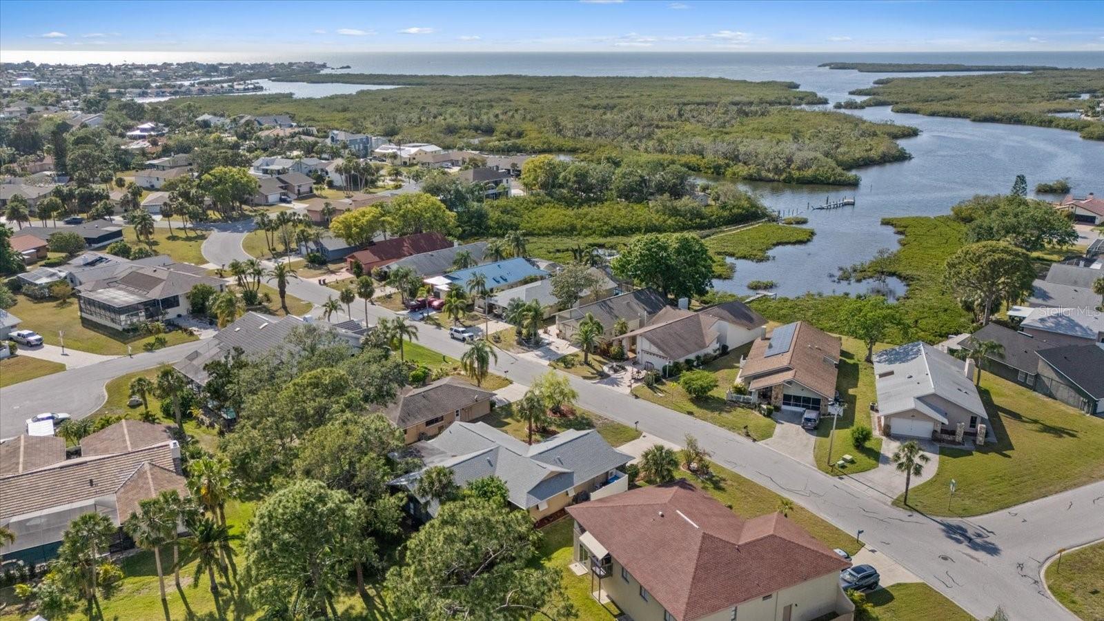 Aerial view of Woodlands