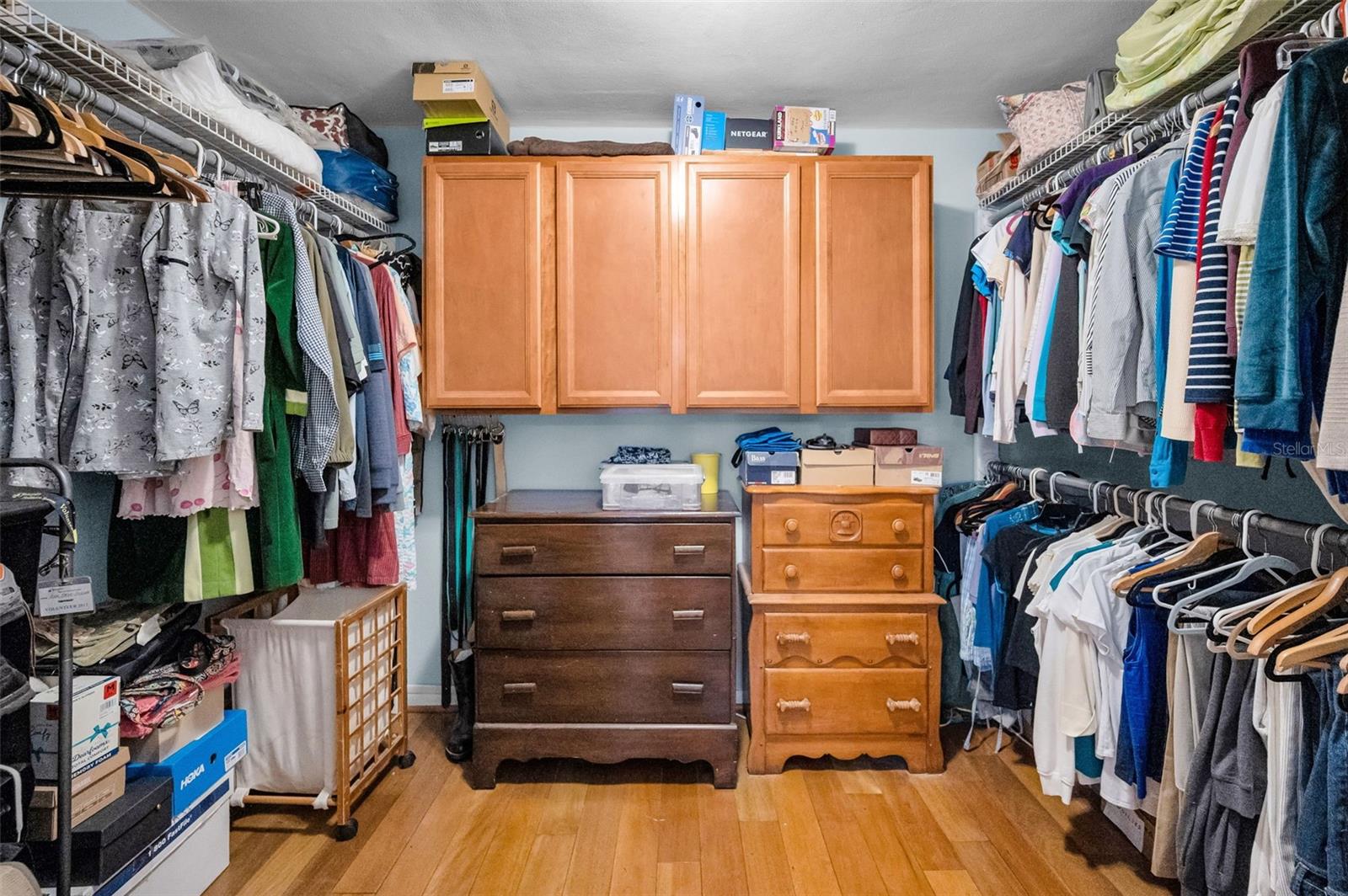 Huge walk-in closet in the Primary Suite
