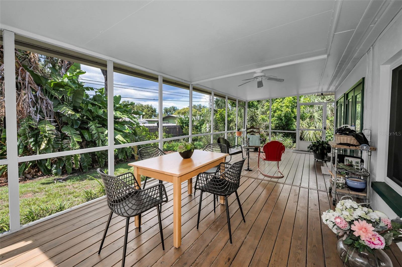 The Lanai flows seamlessly from the living room, creating an effortless indoor-outdoor experience