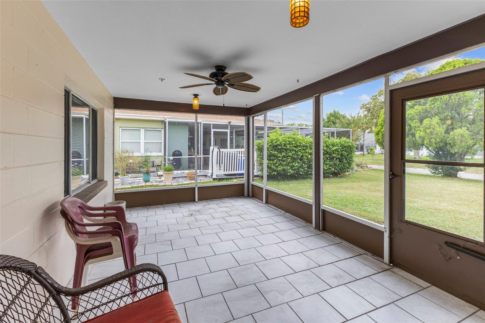 Screened in Lanai