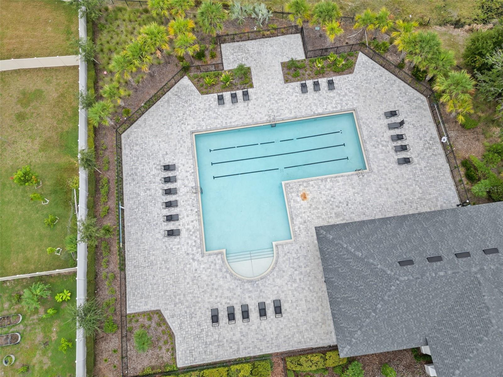 Community Pool drone