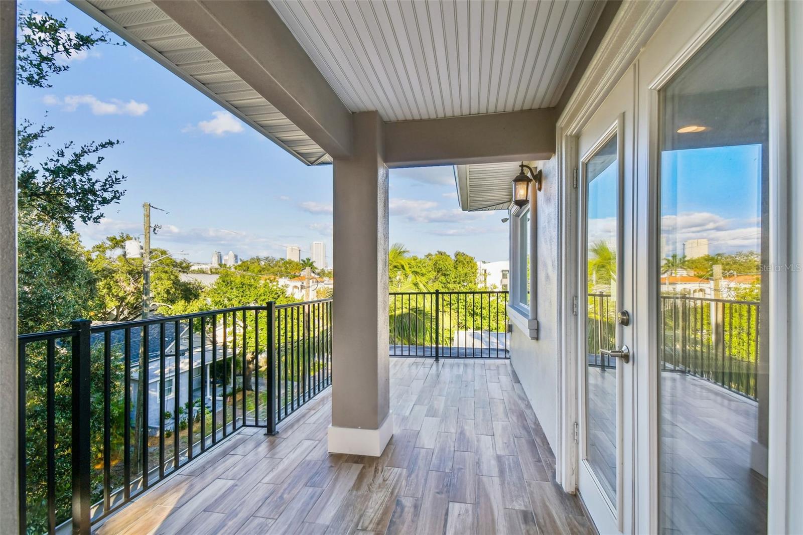 Third Floor Party Deck, With View to Downtown Tampa