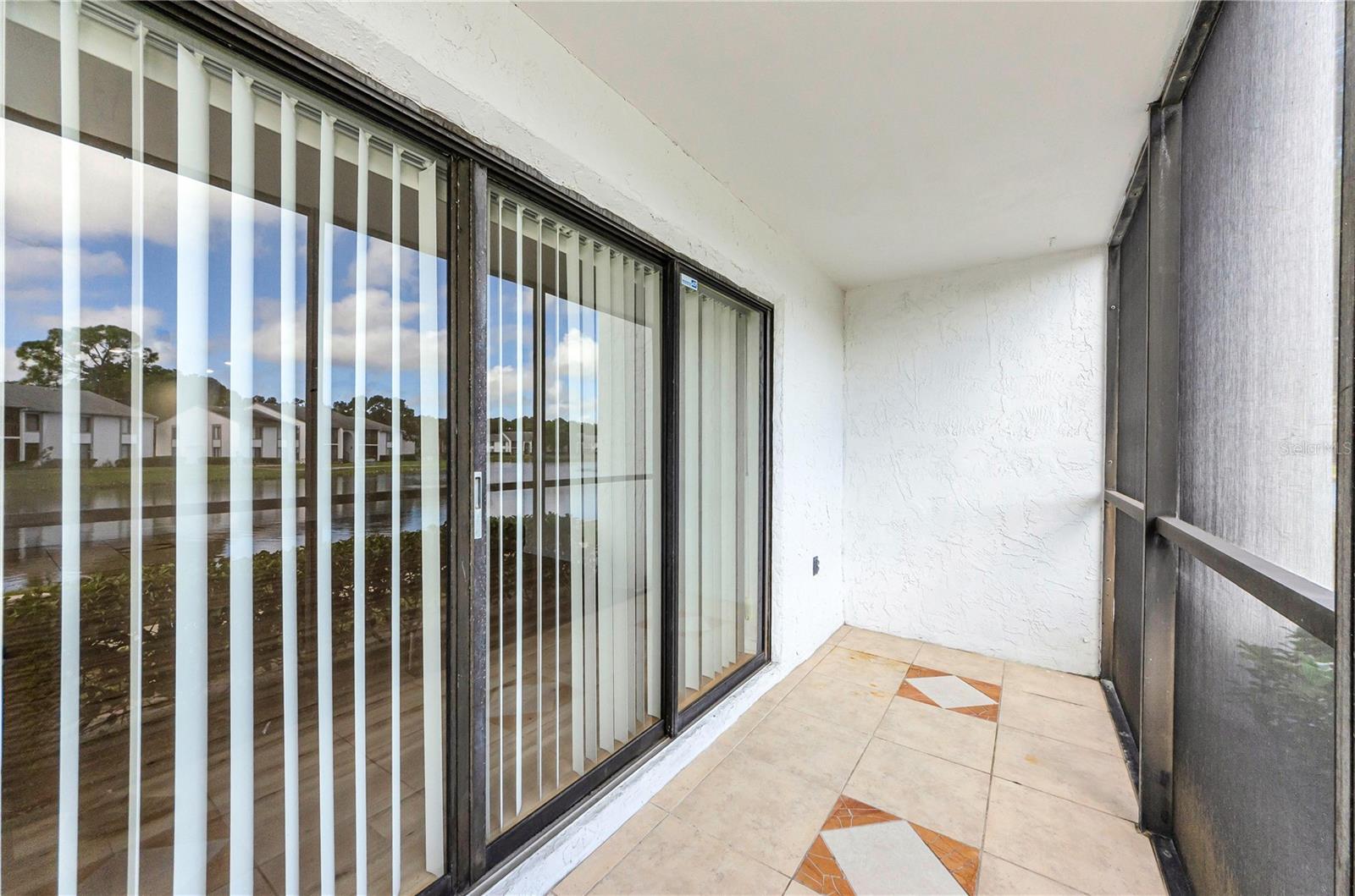 Screened lanai