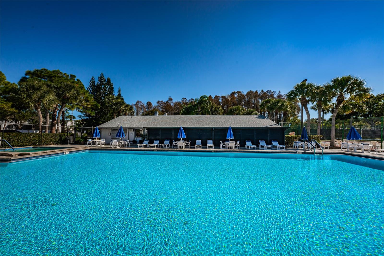 Heated pool