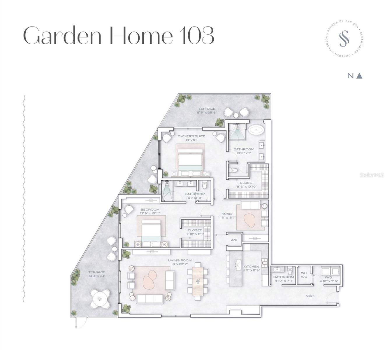 Floor Plan - Garden Home 103