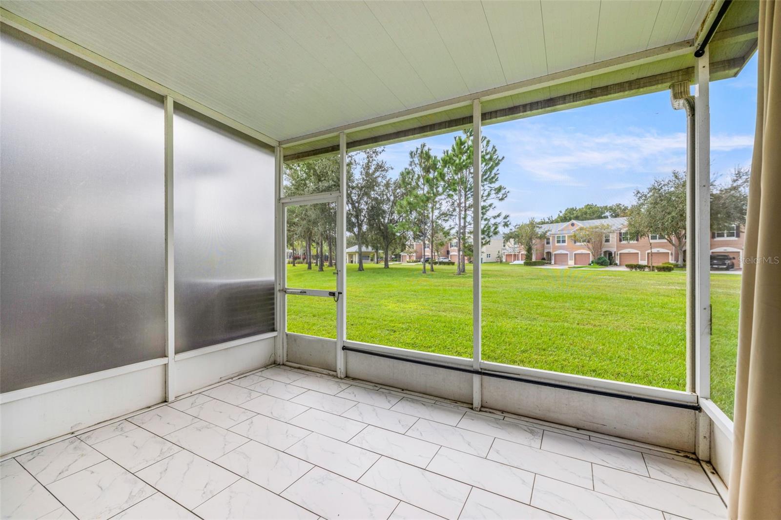 Screened patio