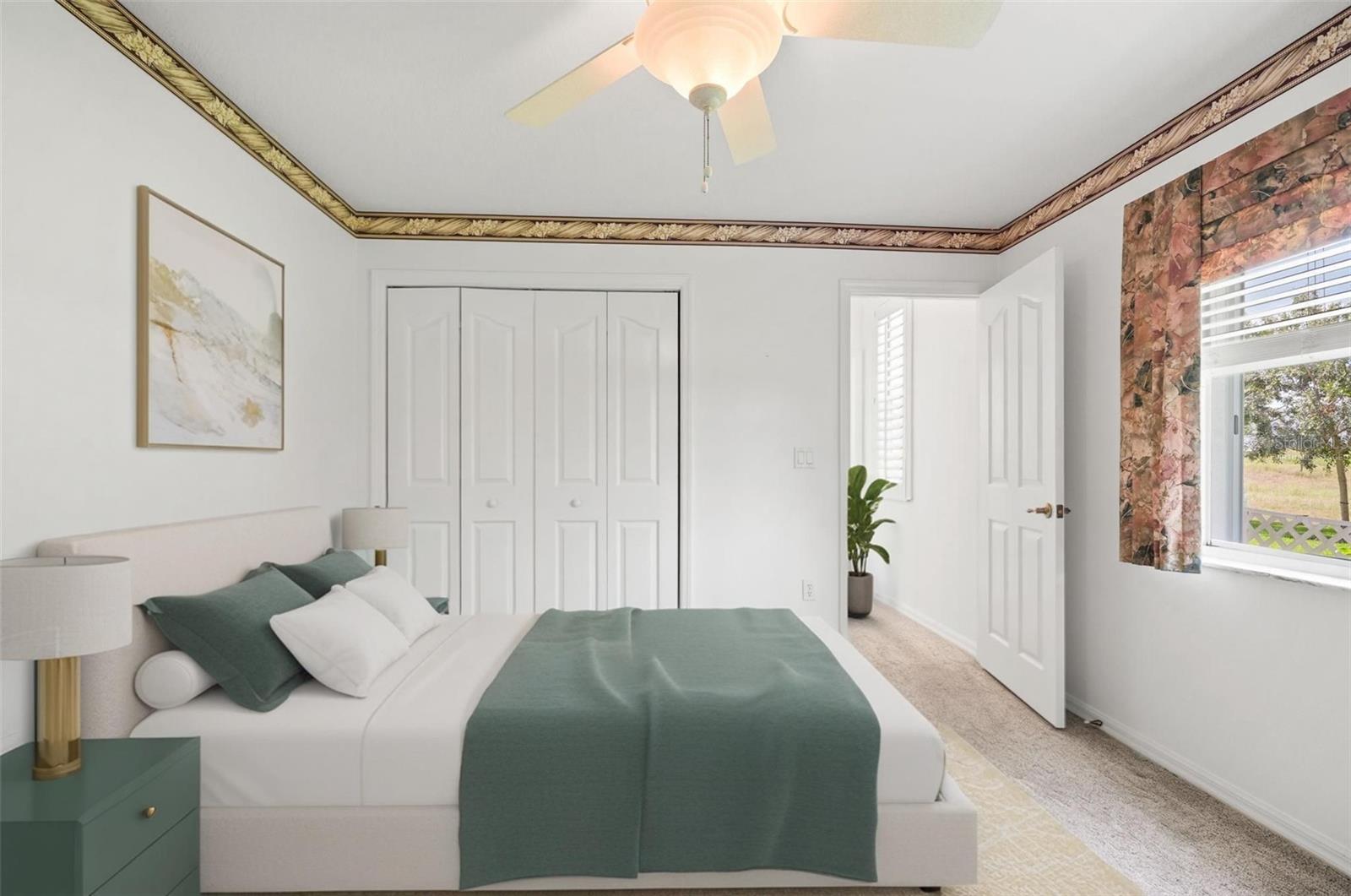 Bedroom 4 virtually staged