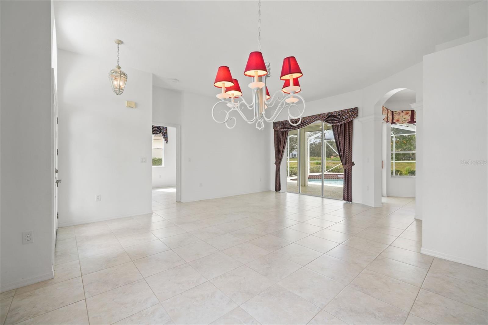 Another angle of entry Dining Room Living Room