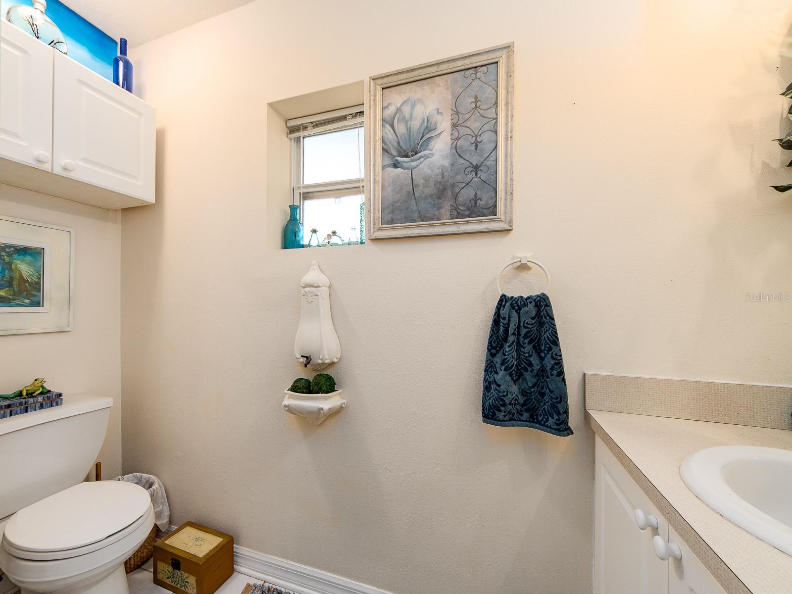 downstairs half bath