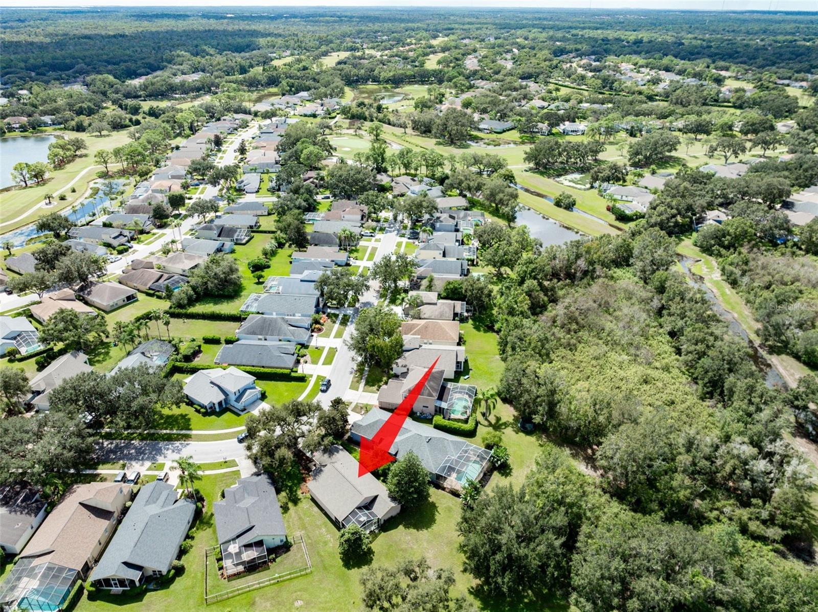 One of the Larger Lots in River Hills