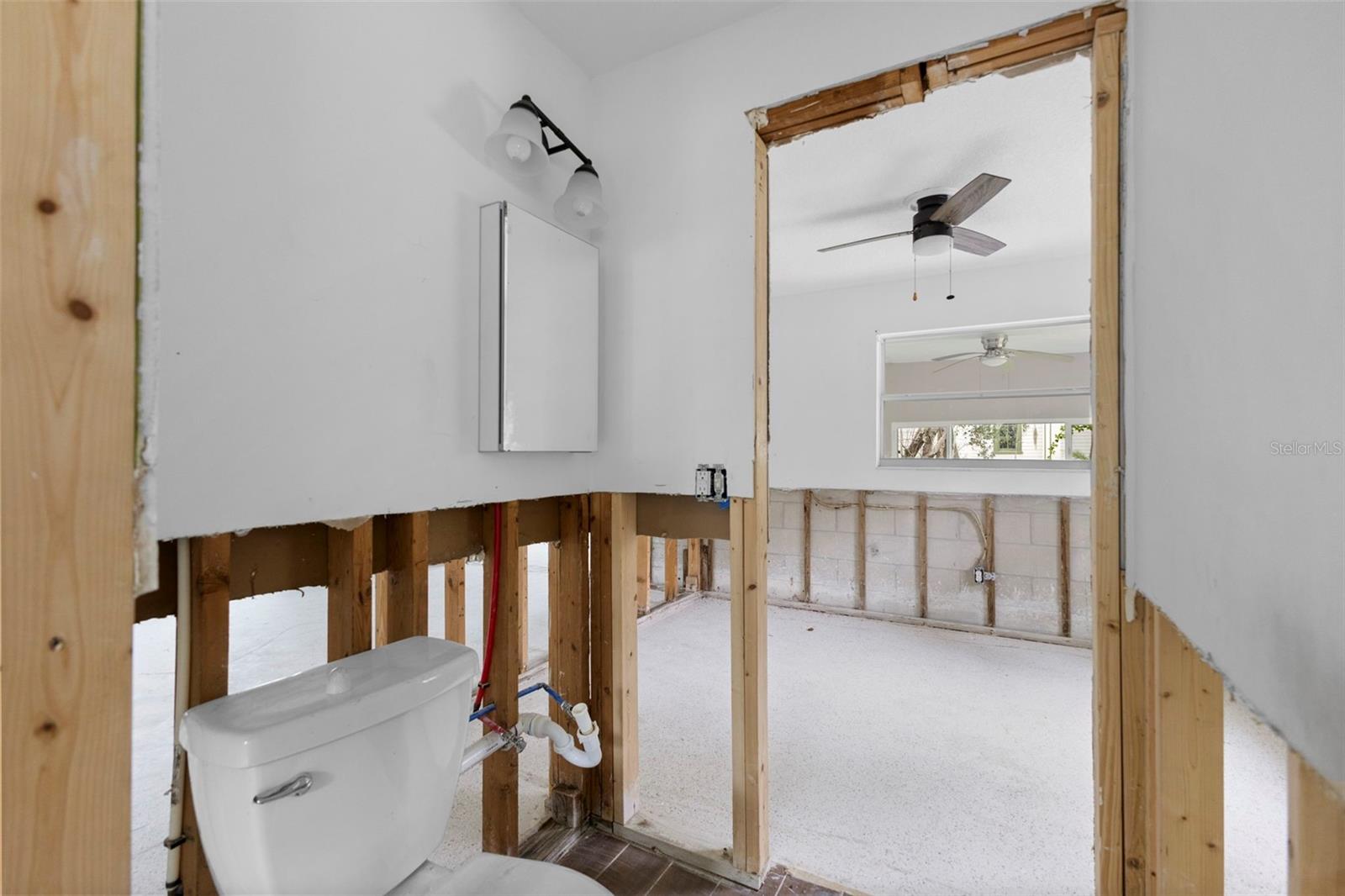 Jack and Jill half bath