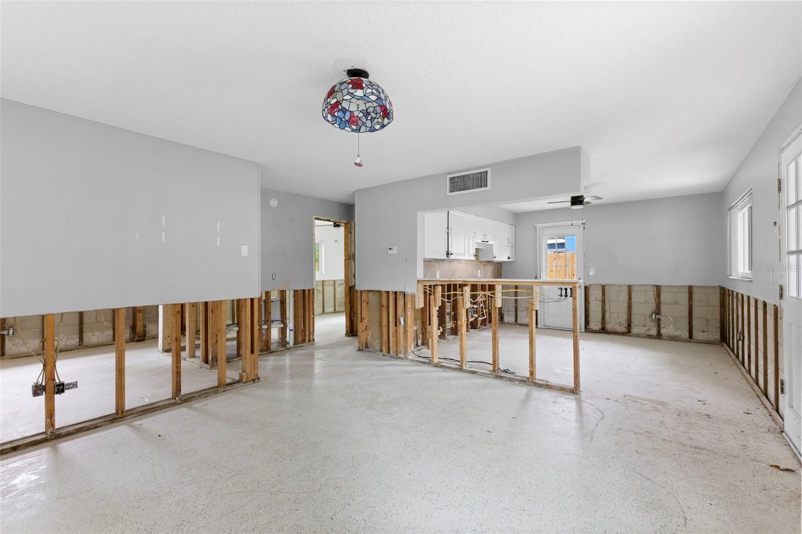 Living Room and Kitchen
