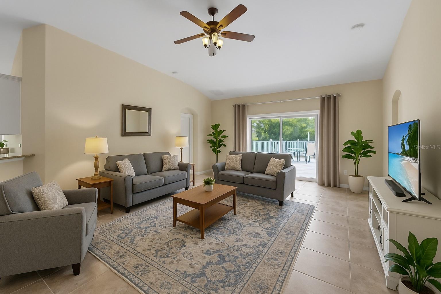 Living Room Staged