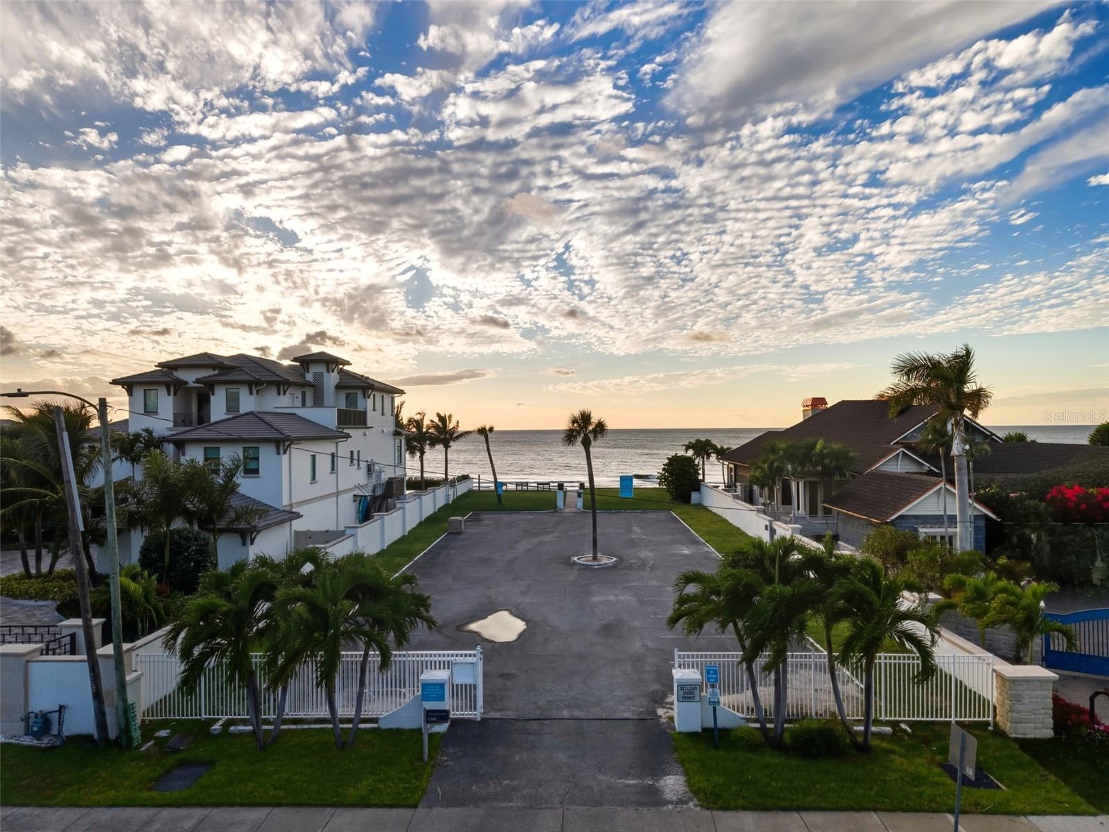 Private access beach for Belleair Beach residents