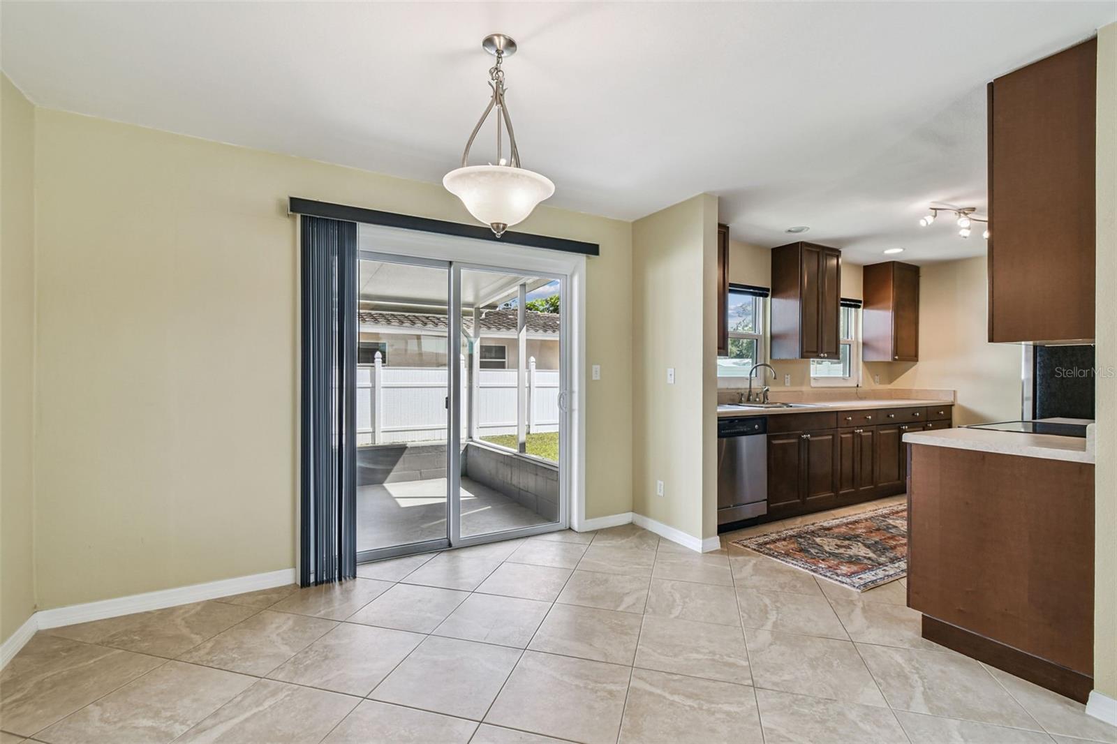 View into Kitchen from Dining area