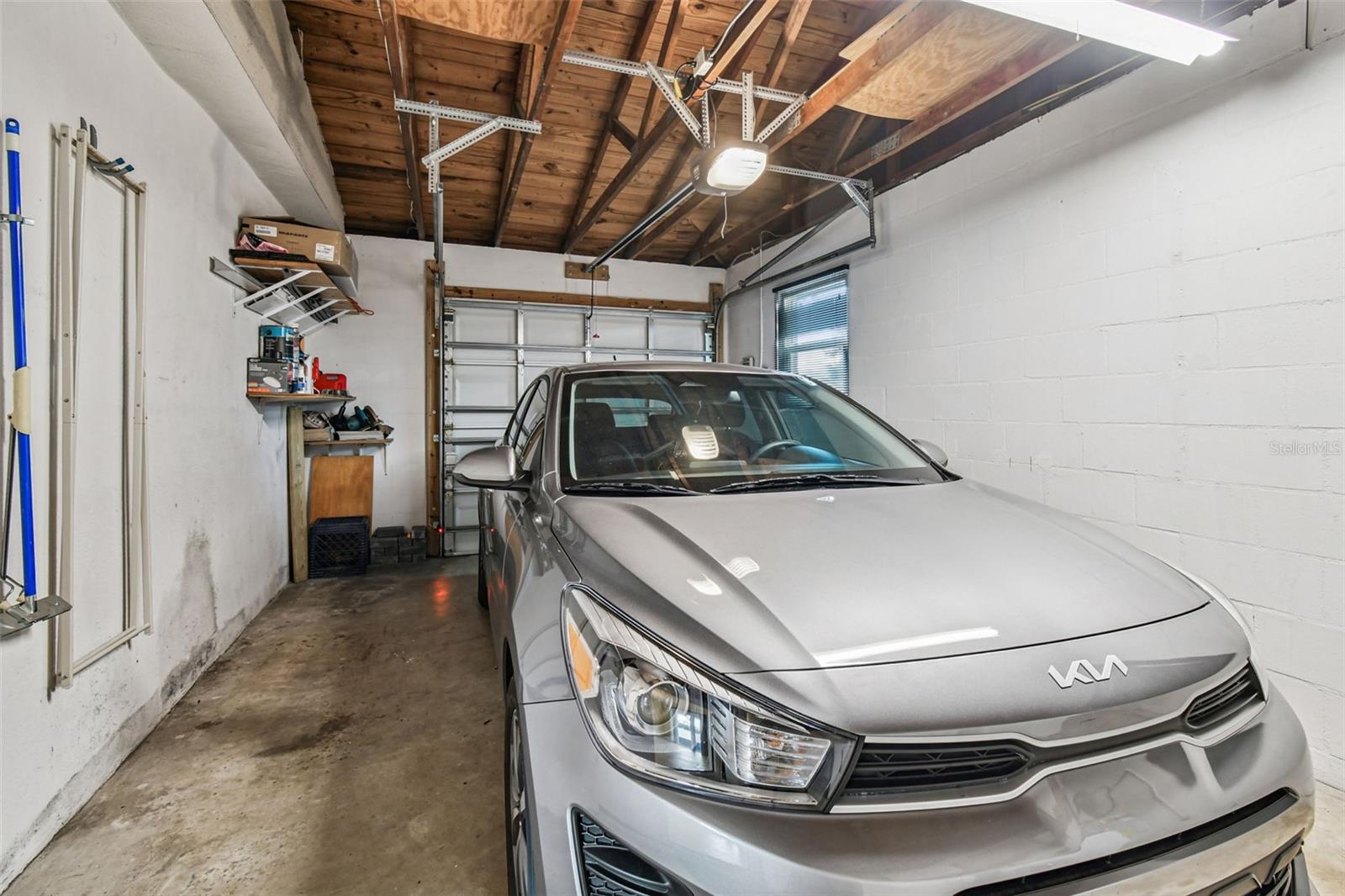 Garage, with laundry. Washer and dryer stay. Auto door