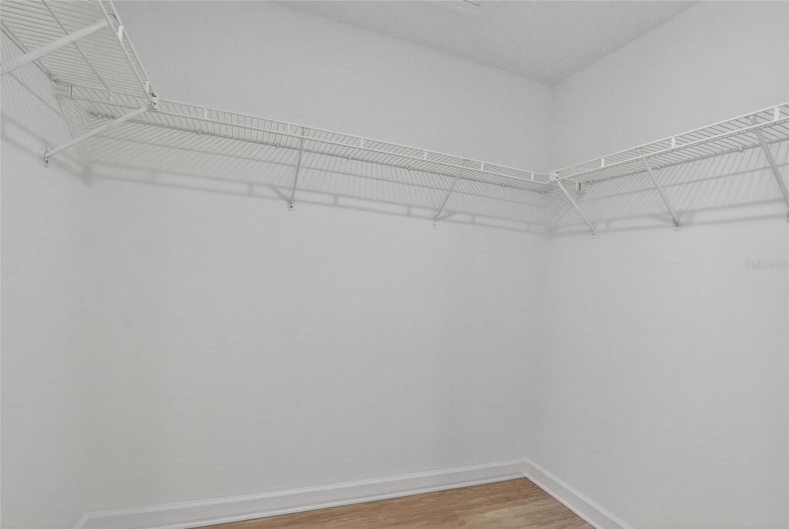Primary closet