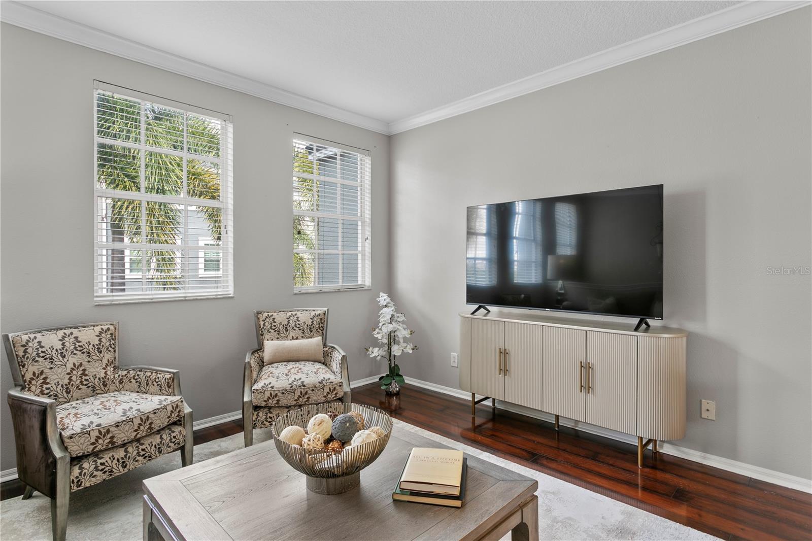 Can you picture yourself unwinding in this cozy living room?