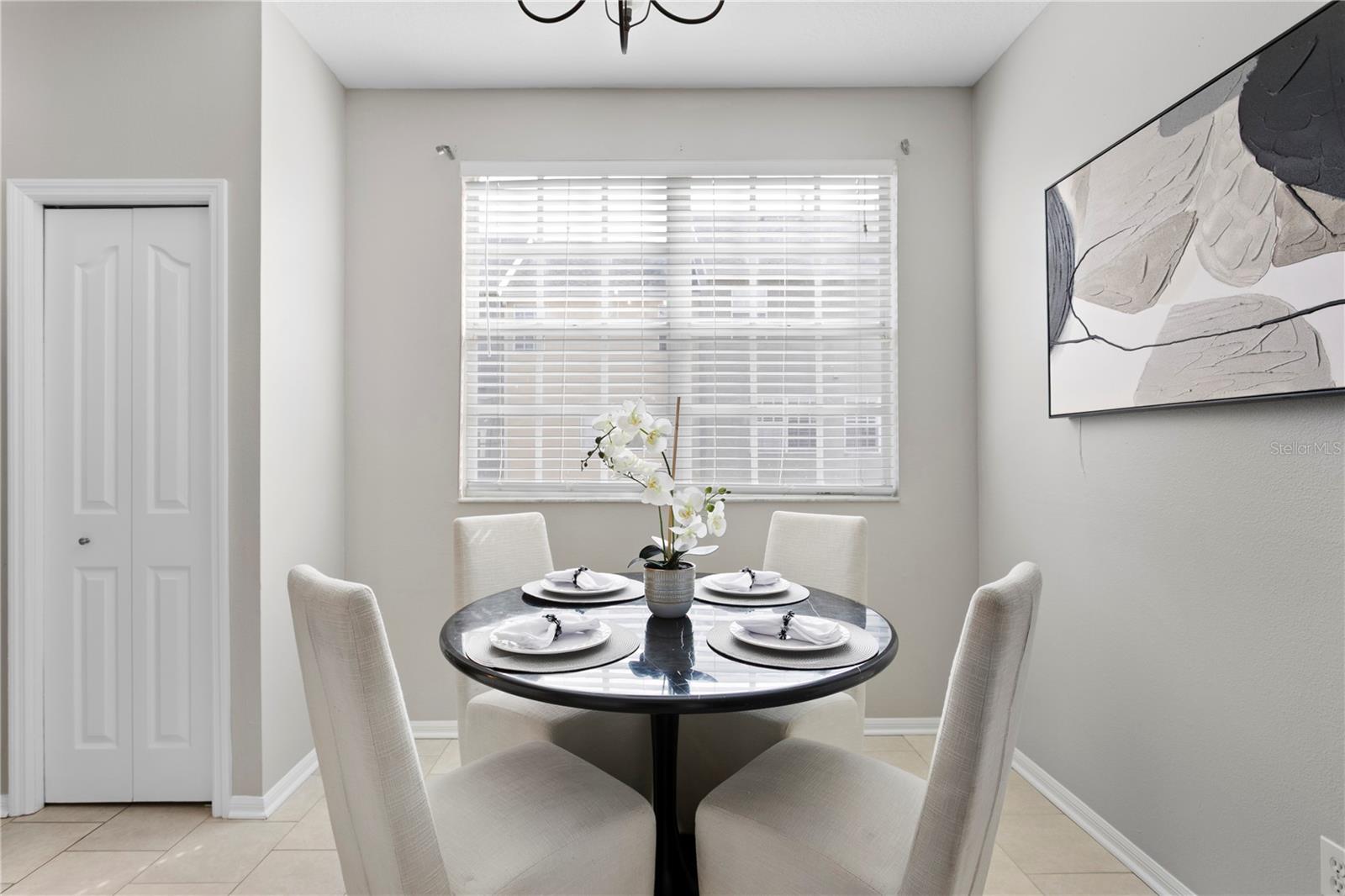 Enjoy the ease of everyday living with room in the kitchen for a casual dining table—just right for quick breakfasts, relaxed dinners, or a quiet cup of coffee to start your day.