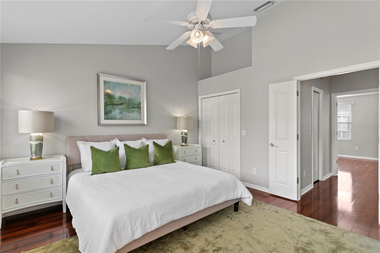 Designed for flexibility and comfort, the home features a rare dual primary suiteconfiguration, each with its own en-suite bath.