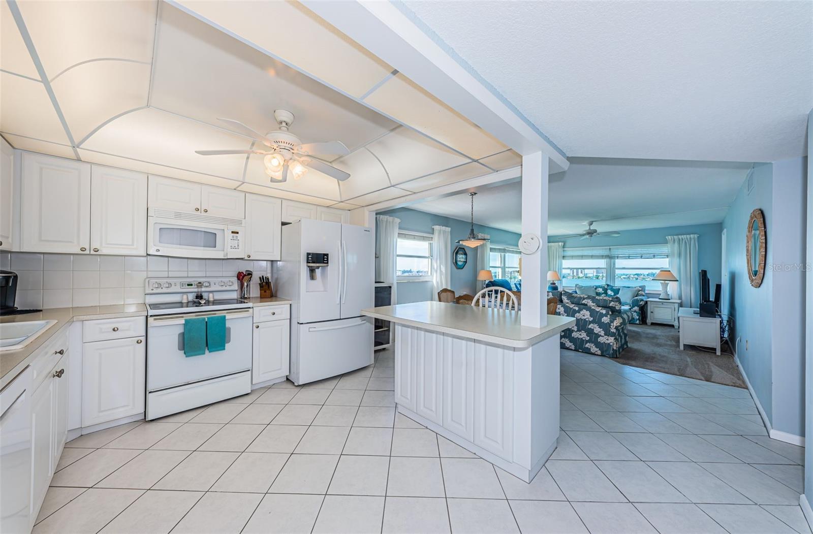 Open updated kitchen
