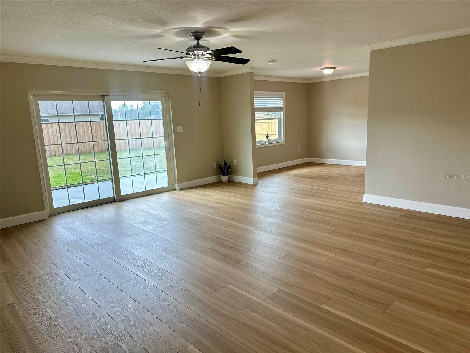 living and dining rooms