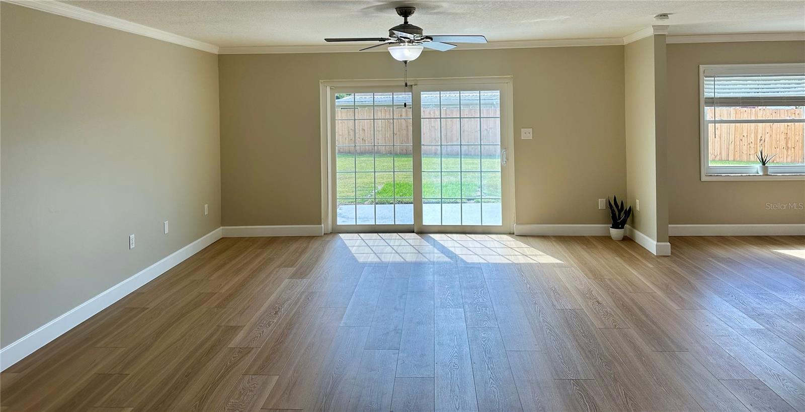 living and dining rooms