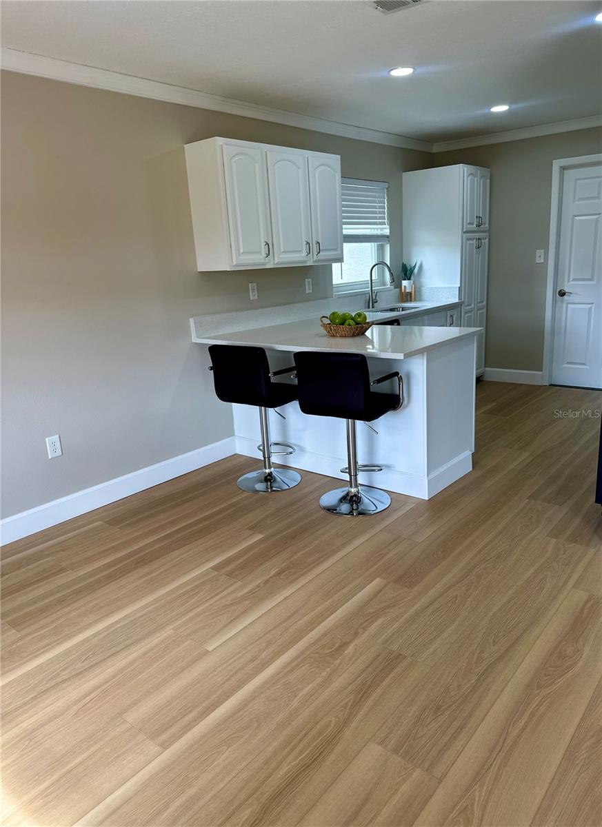 dining room to kitchen