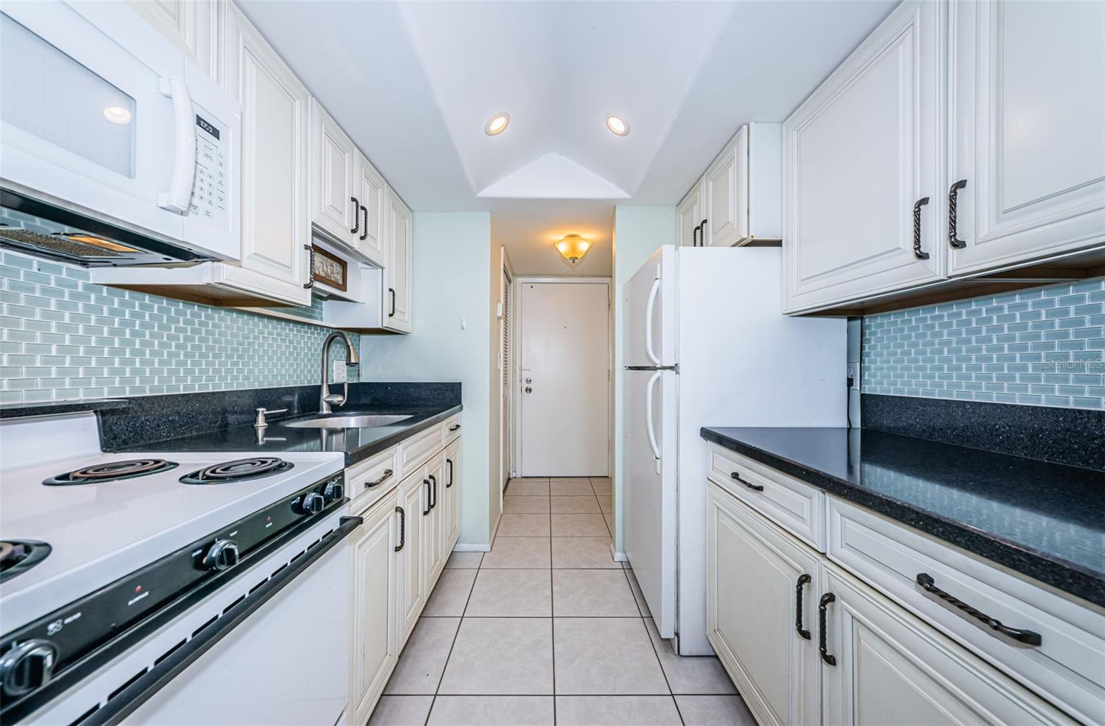 Kitchen with soft close cabinets
