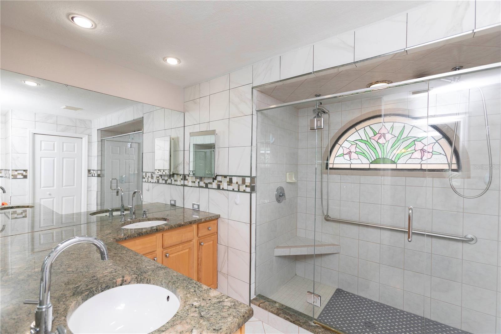 Completely remodeled master bath