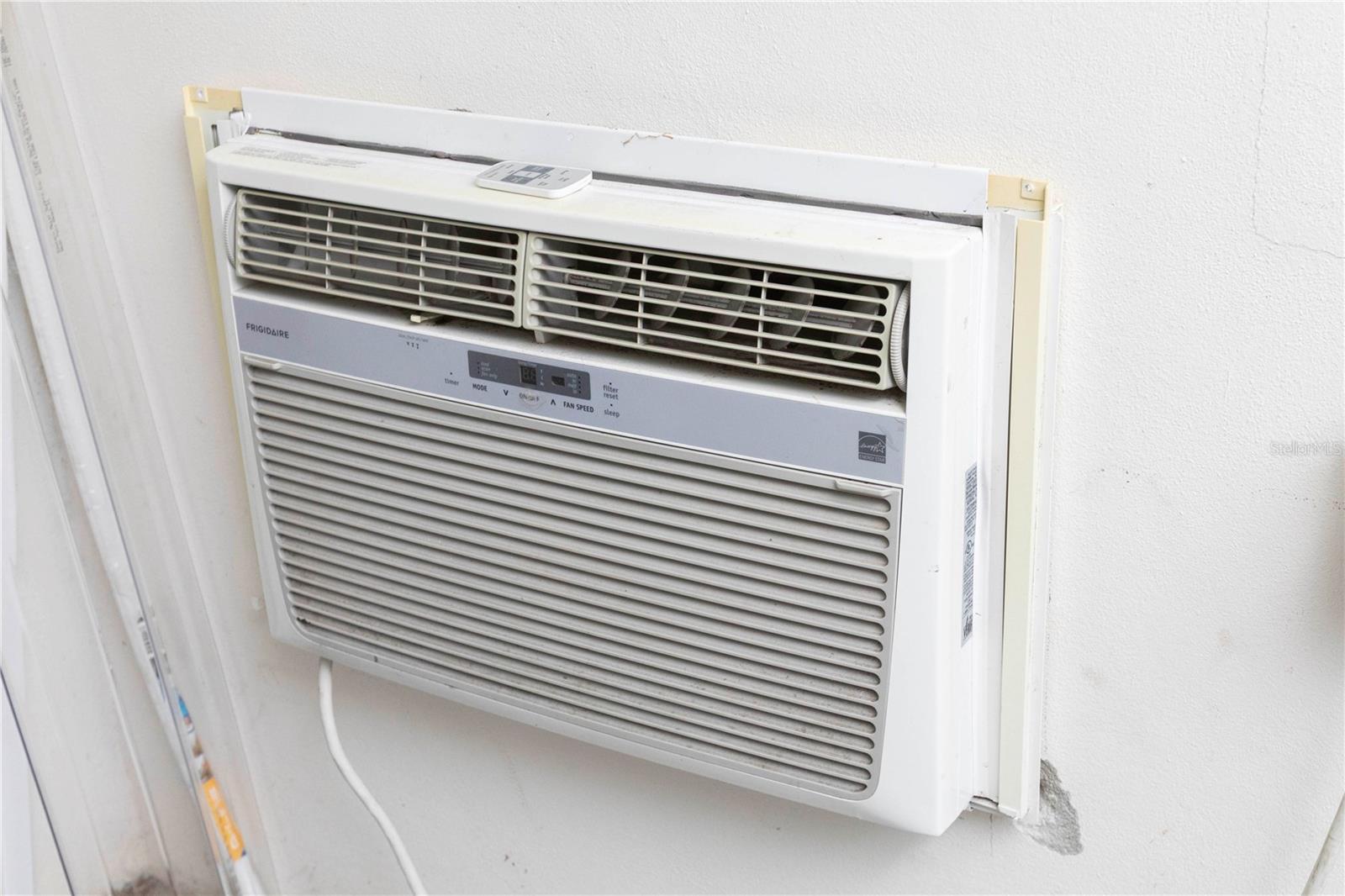 in wall A/C in Garage