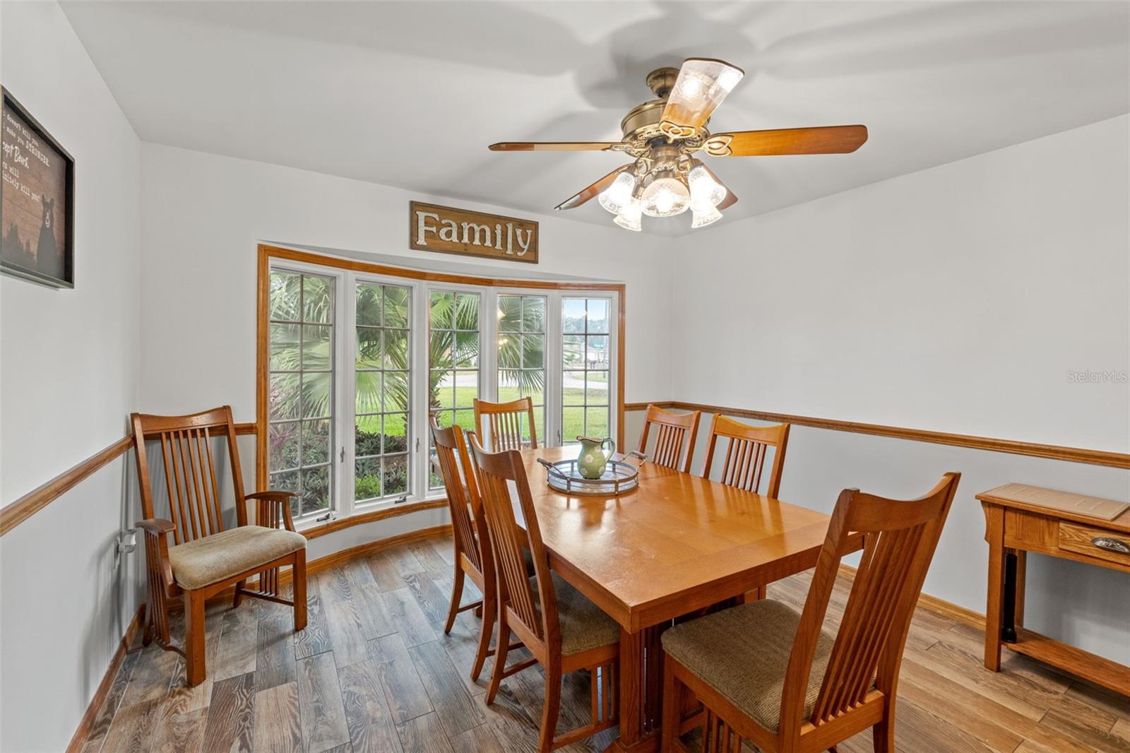Dining Room with Bay Window