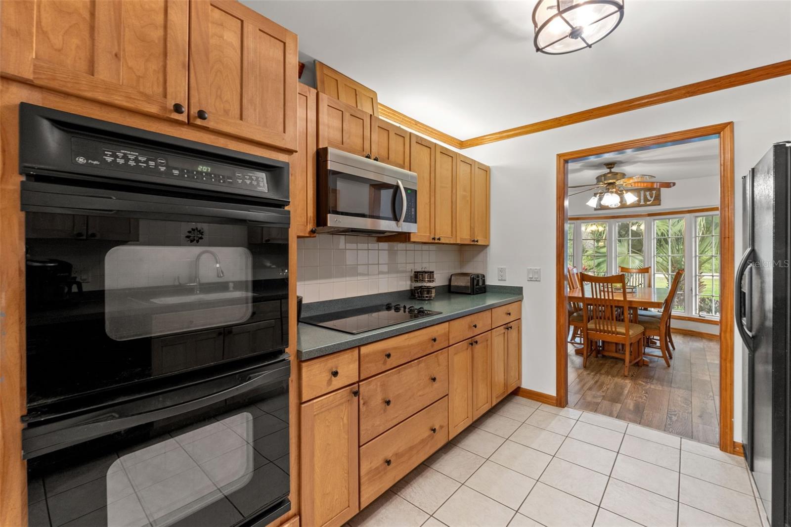 Kitchen with Corian Countertops