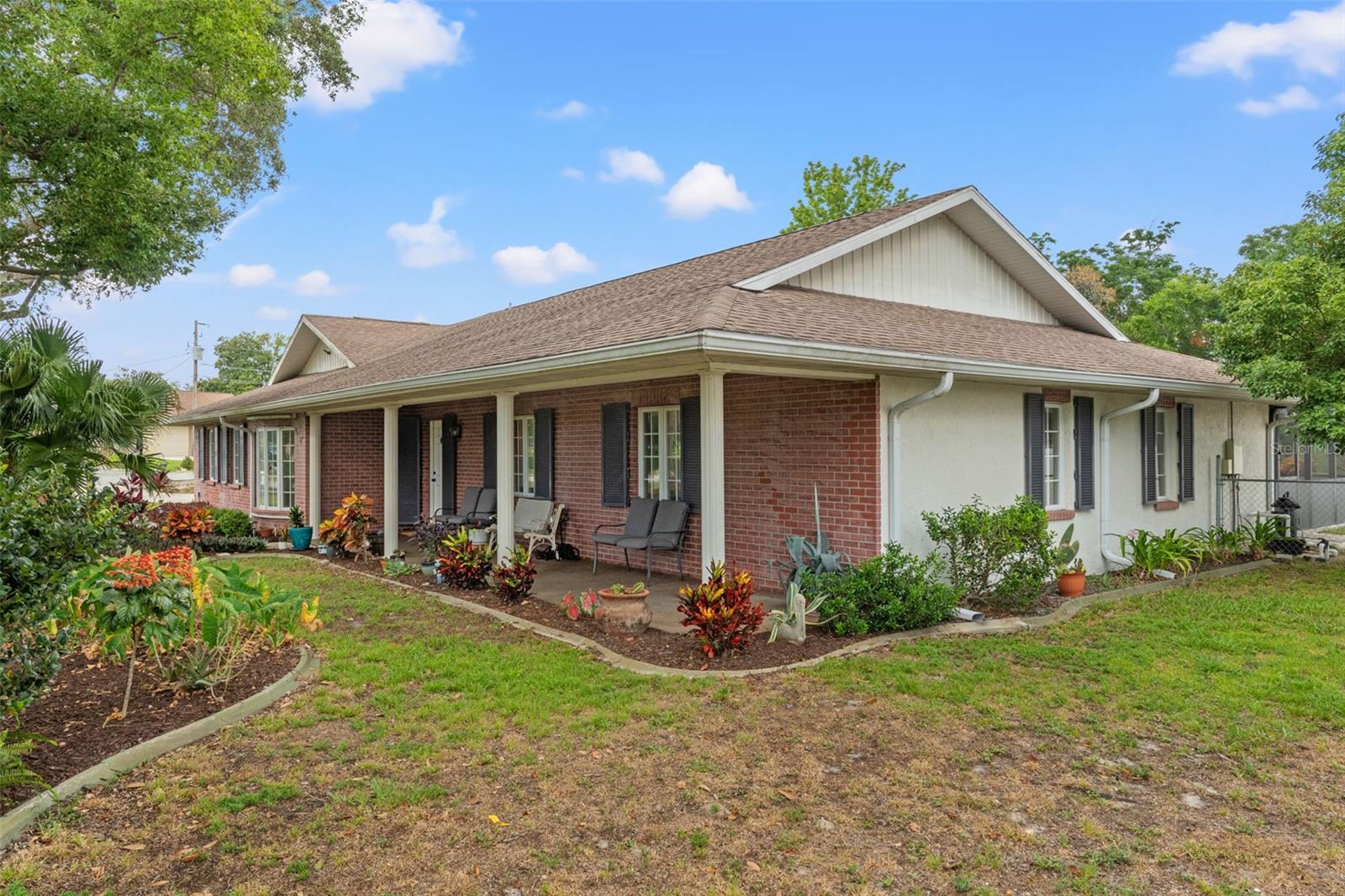 Side View of Front Porch