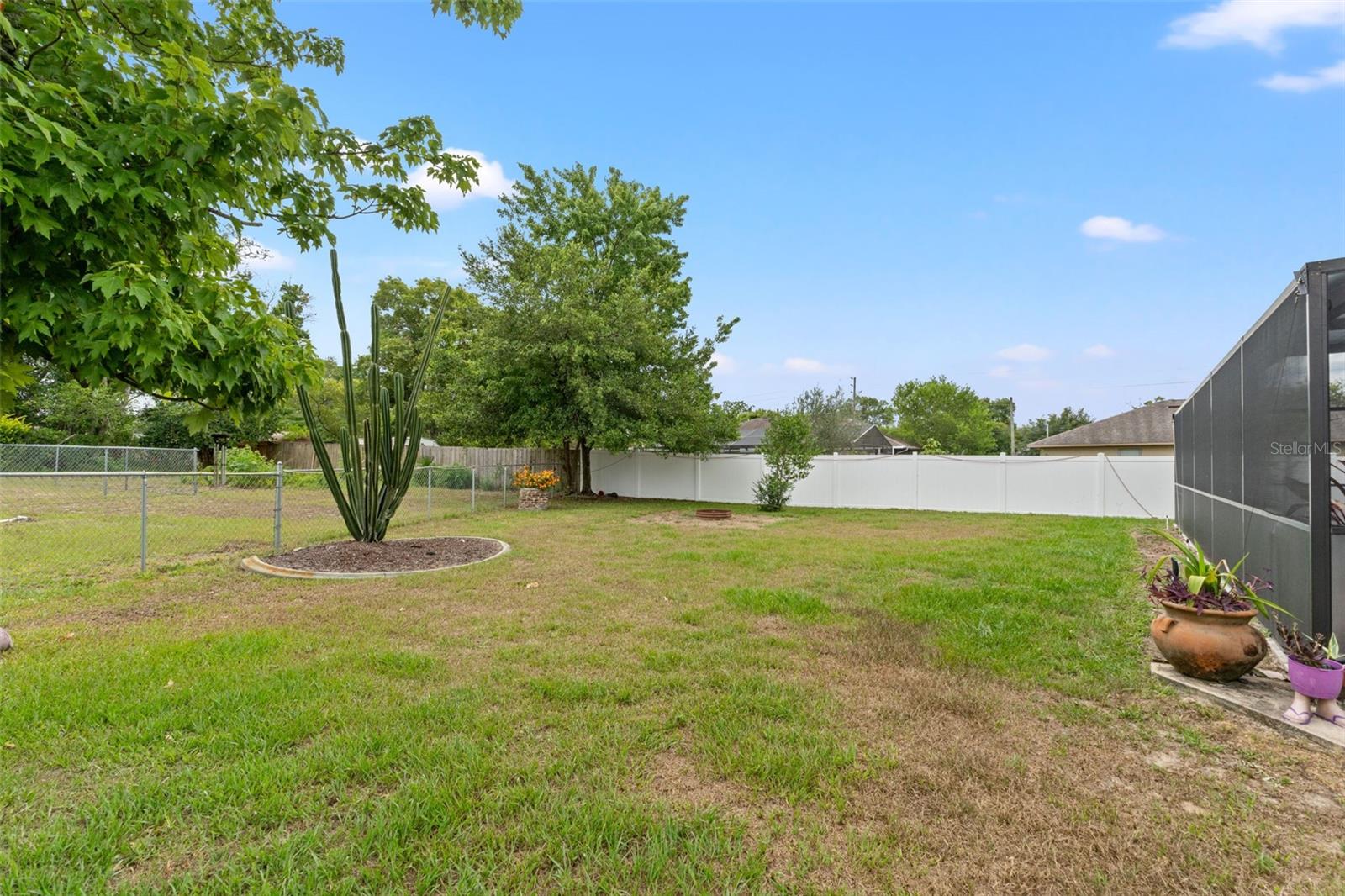 FENCED Backyard