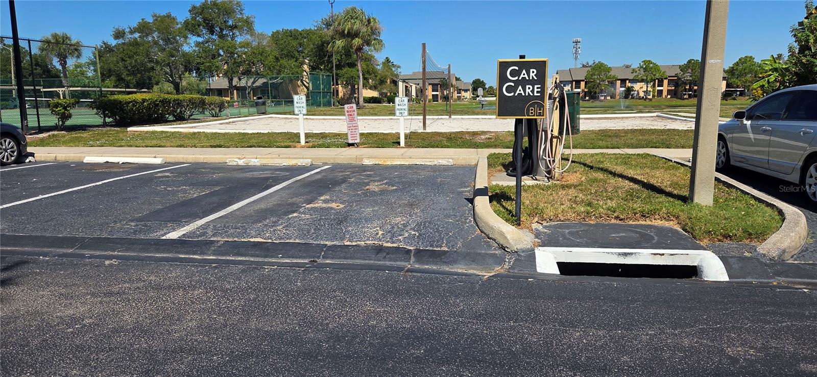 Car wash area