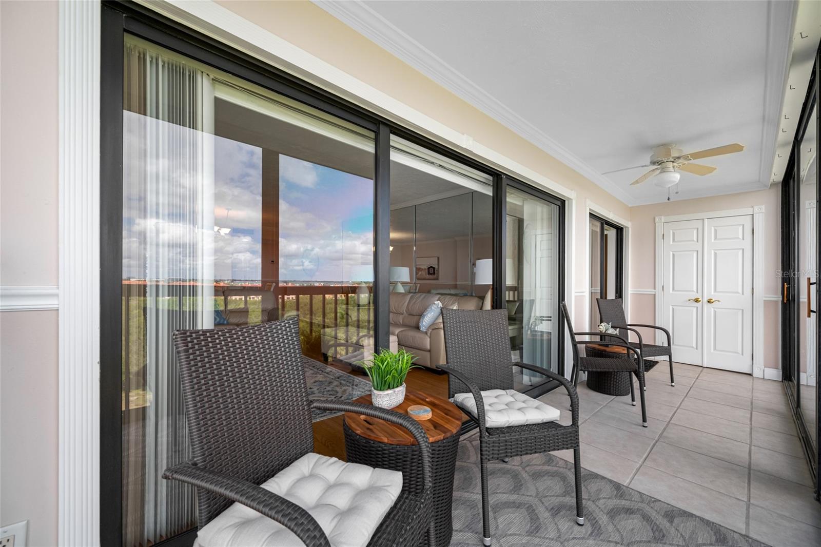 Lanai offers extended living area