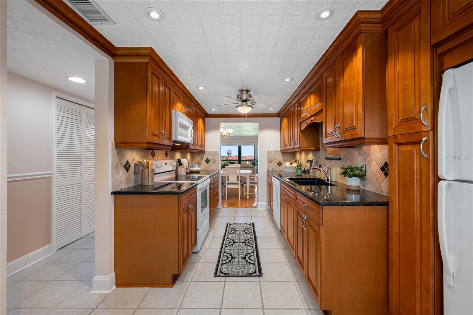 Kitchen with many custom features