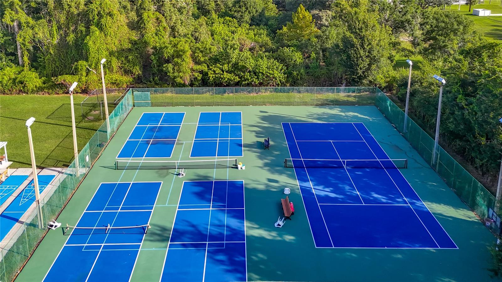 Newly Updated Tennis and Pickleball Courts