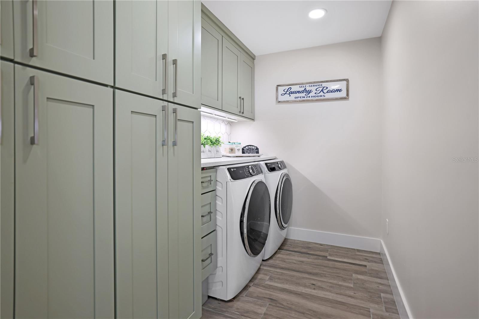 indoor laundry room