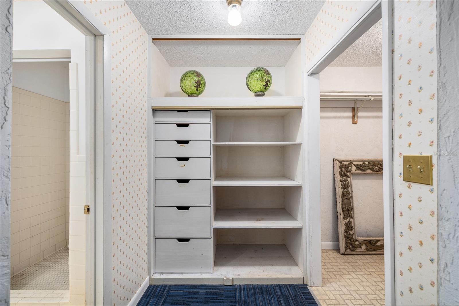 One of the many closets