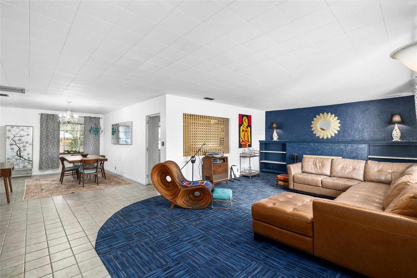 Living Room and Dining Room