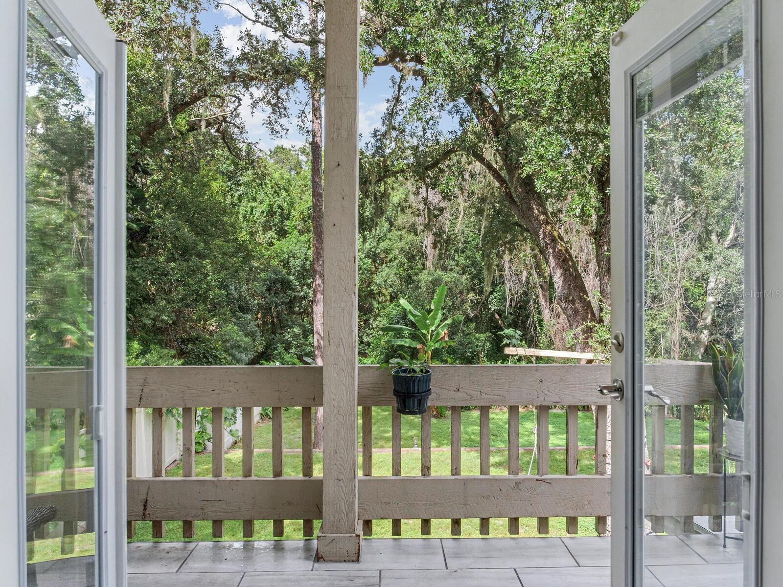 Primary bedroom balcony