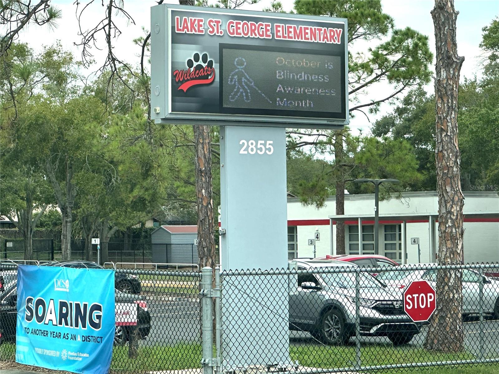 Elementary School One mile away.