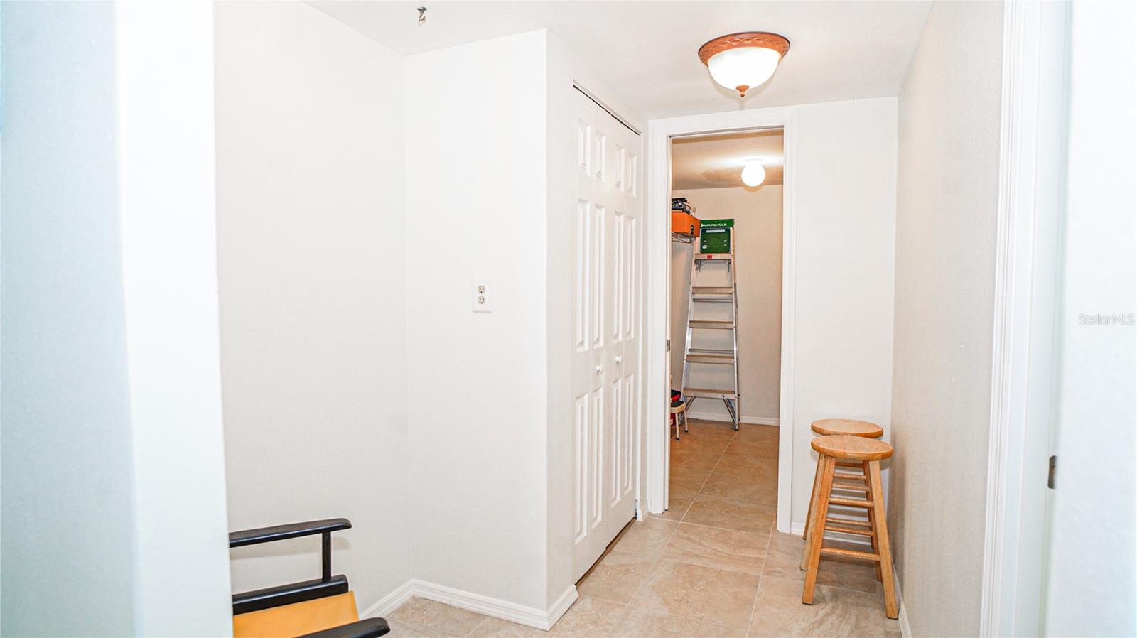 from the bedroom to the bathroom and walk-in closet